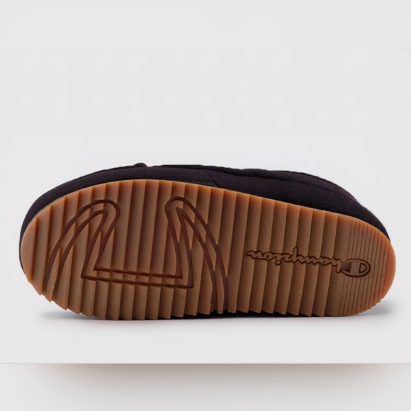 BNWT Champion Kid 5 Embroidered Logo Oxford Black University 2 Slippers Loafers - Picture 8 of 12